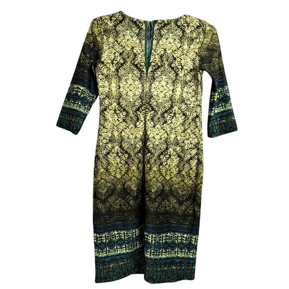 Emma and Michele Womens Multicolor 3/4 Sleeve Dress size Medium - Picture 2 of 11